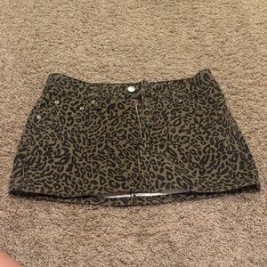 SHEIN Animal Print Skirt